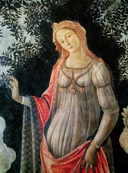 Primavera, (detalle) de Venus, c.1478